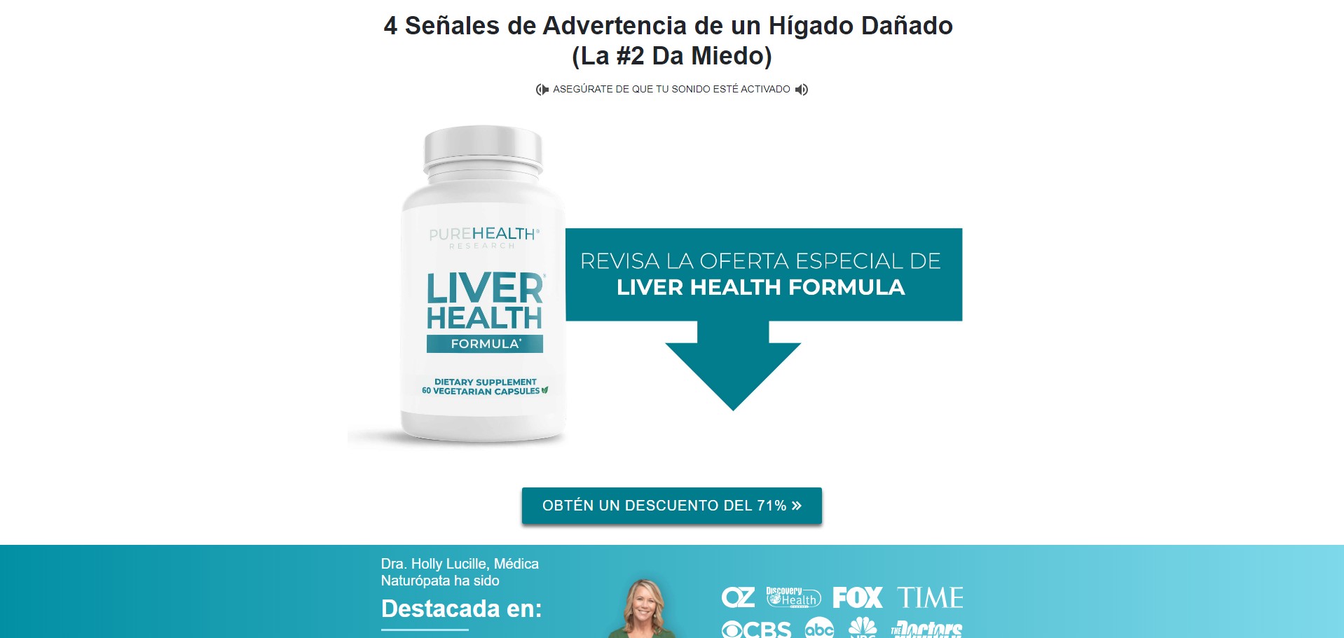 Suplemento para la Salud del Hígado Producto